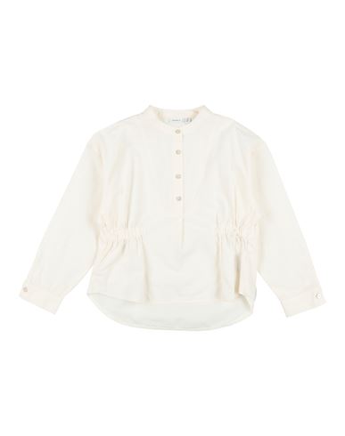 Name It® Name It Toddler Girl Shirt Ivory Size 7 Cotton In White