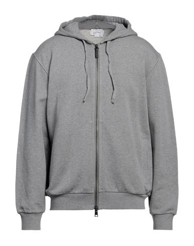 Shop Brioni Man Sweatshirt Light Grey Size Xl Cotton, Polyester