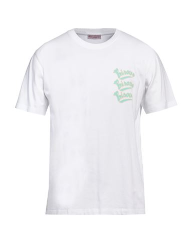 Shop Bisous Man T-shirt White Size Xl Cotton