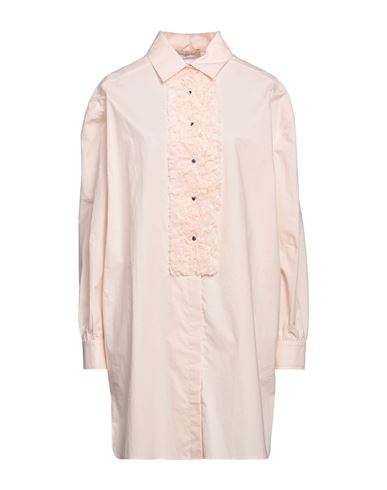 Gentryportofino Woman Shirt Light Pink Size 10 Cotton