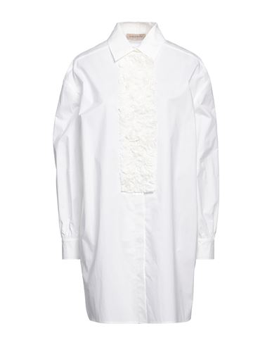 Gentryportofino Woman Shirt White Size 10 Cotton