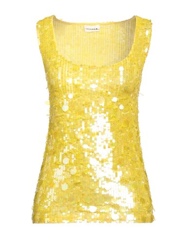 Shop P.a.r.o.s.h P. A.r. O.s. H. Woman Top Yellow Size Xs Polyamide, Elastane