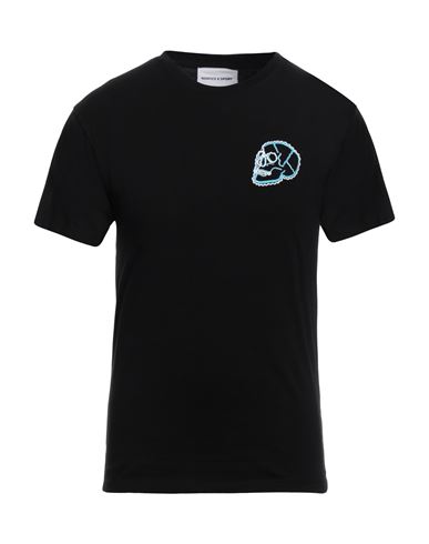 The Kooples Man T-shirt Black Size Xxs Cotton, Polyester