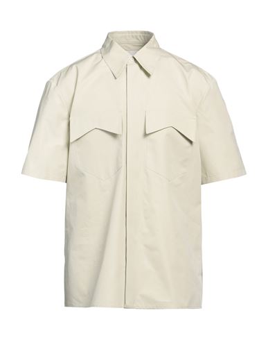 Jil Sander Man Shirt Beige Size 16 Cotton In Beige