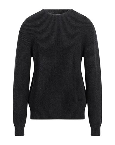 The Kooples Man Sweater Steel Grey Size M Wool, Cashmere In Black
