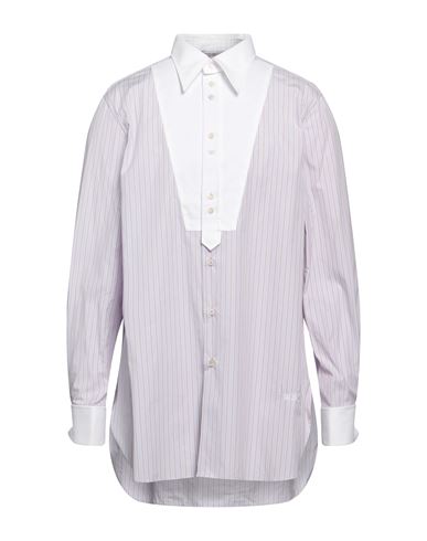 Shop Wales Bonner Man Shirt Light Purple Size 40 Cotton