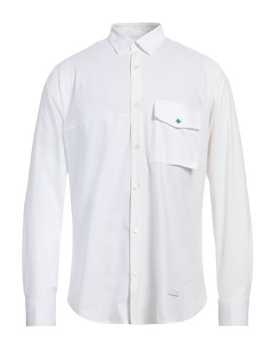 Shop Golden Goose Man Shirt White Size M Cotton