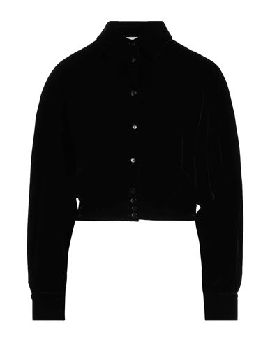 Shop Alaïa Woman Shirt Black Size 8 Rayon, Cupro