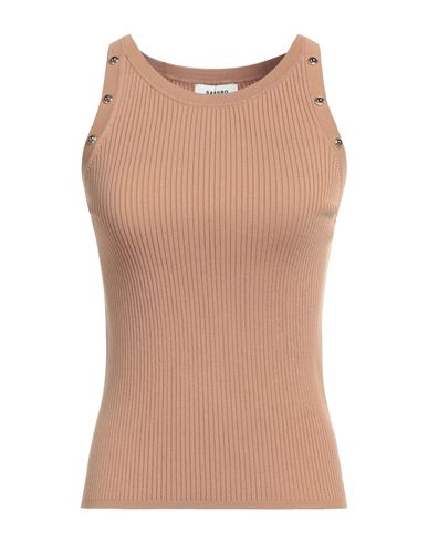 SANDRO Top Damen Kamel 3 Damen