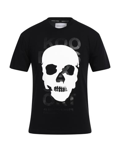 The Kooples Man T-shirt Black Size Xs Cotton