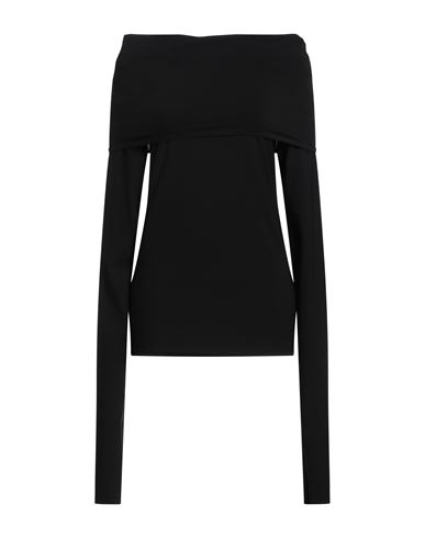 Quira Woman T-shirt Black Size M Viscose, Polyester