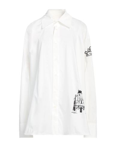 Mm6 Maison Margiela Woman Shirt White Size S Cotton