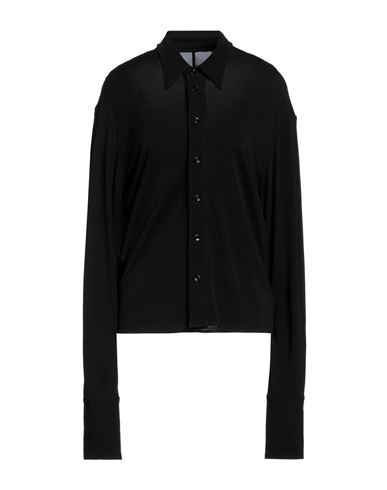 Shop Mm6 Maison Margiela Woman Shirt Black Size S Viscose