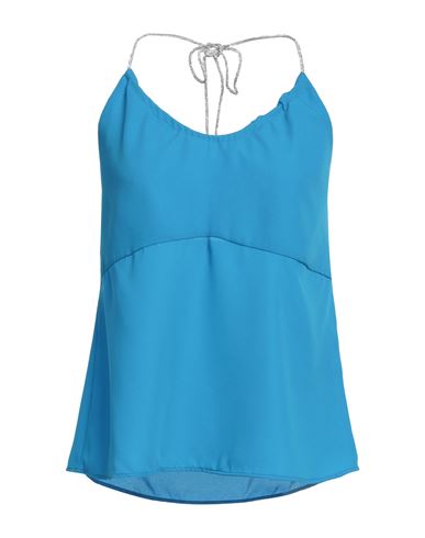 Fly Girl Woman Top Azure Size M Polyester In Blue
