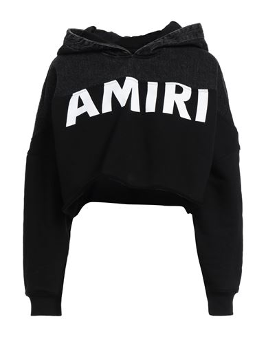 Shop Amiri Woman Sweatshirt Black Size M Cotton