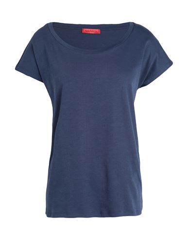 Max & Co . Maldive1 Woman T-shirt Navy Blue Size M Cotton