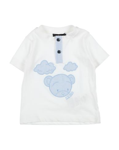 Shop Monnalisa Newborn Boy T-shirt White Size 3 Cotton