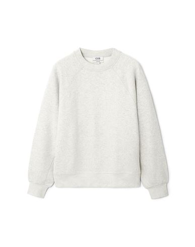 Cos Man Sweatshirt Light Grey Size Xl Organic Cotton, Recycled Polycotton