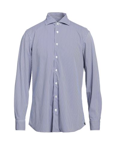 Lardini Man Shirt Blue Size Xxl Nylon, Elastane