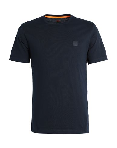 Shop Hugo Boss Boss Man T-shirt Midnight Blue Size S Cotton