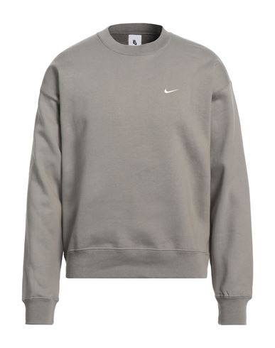 Shop Nike Man Sweatshirt Sage Green Size Xl Cotton, Polyester
