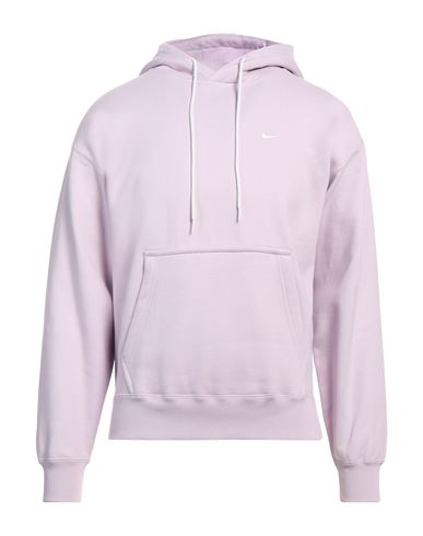 Shop Nike Man Sweatshirt Lilac Size M Cotton, Polyester In Purple