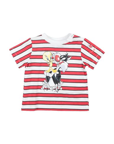 Shop Monnalisa Newborn Boy T-shirt Red Size 3 Cotton, Elastane