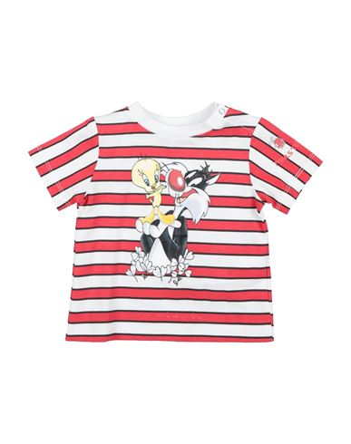 Monnalisa Newborn Boy T-shirt Red Size 3 Cotton, Elastane In Red