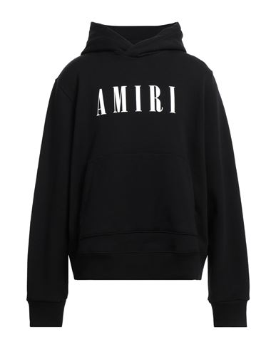 Shop Amiri Man Sweatshirt Black Size Xs Cotton