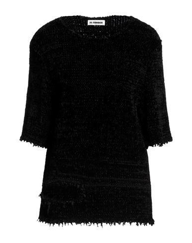 Shop Jil Sander Woman Sweater Black Size 16 Silk, Cotton