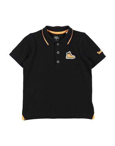 Shop Timberland Toddler Boy Polo Shirt Black Size 6 Cotton