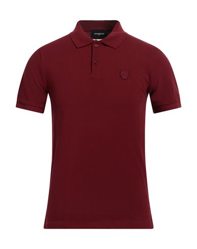 The Kooples Man Polo Shirt Burgundy Size S Cotton In Brown