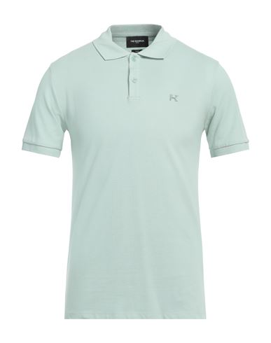 The Kooples Man Polo Shirt Light Green Size S Cotton In Blue