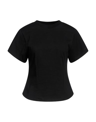 The Kooples Woman T-shirt Black Size 1 Cotton