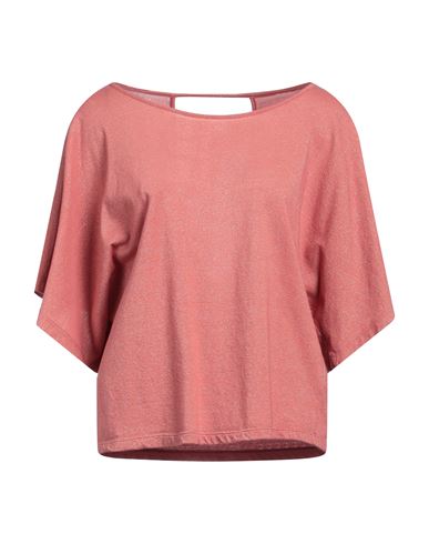 Shop Zhelda Woman T-shirt Brick Red Size 1 Cotton, Polyester, Polyamide