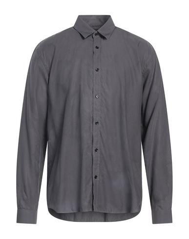 The Kooples Man Shirt Lead Size Xl Lyocell In Grey