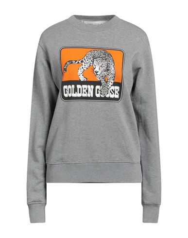 Golden Goose Woman Sweatshirt Grey Size S Cotton In Gray