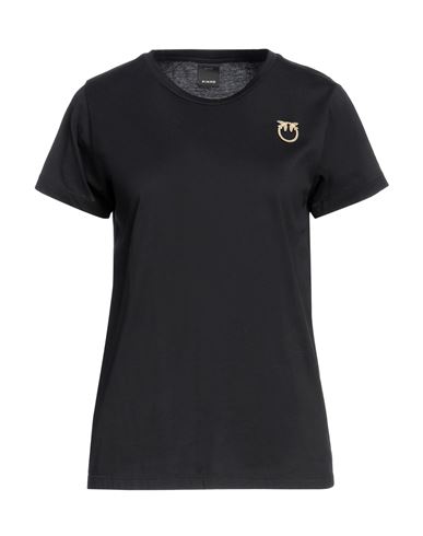 Pinko Woman T-shirt Black Size S Cotton