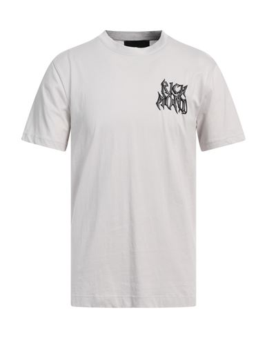 Shop John Richmond Man T-shirt Light Grey Size Xxl Cotton