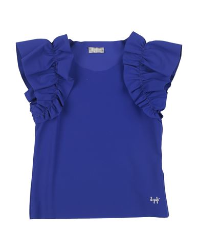 Il Gufo Toddler Girl Top Bright Blue Size 4 Polyamide, Elastane In Blue
