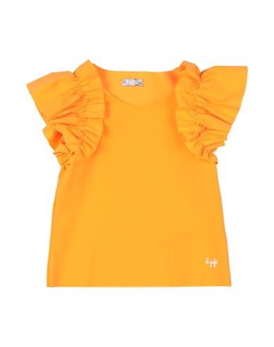 Il Gufo Toddler Girl Top Orange Size 4 Polyamide, Elastane In Orange