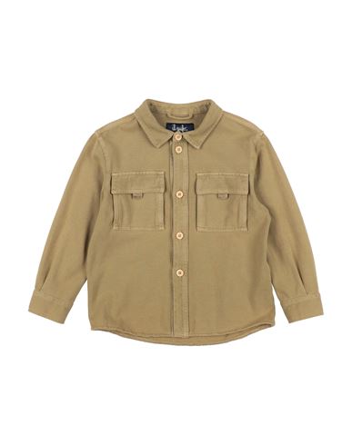 Shop Il Gufo Toddler Boy Shirt Beige Size 6 Cotton