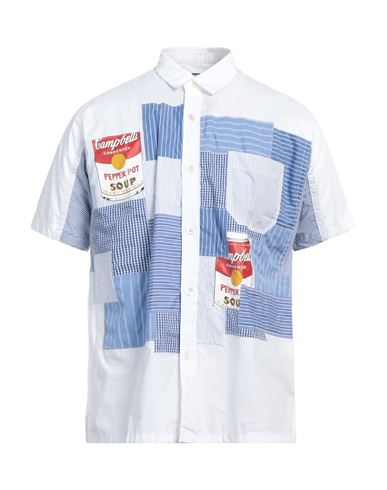 Shop Junya Watanabe Comme Des Garçons Man Shirt White Size L Cotton