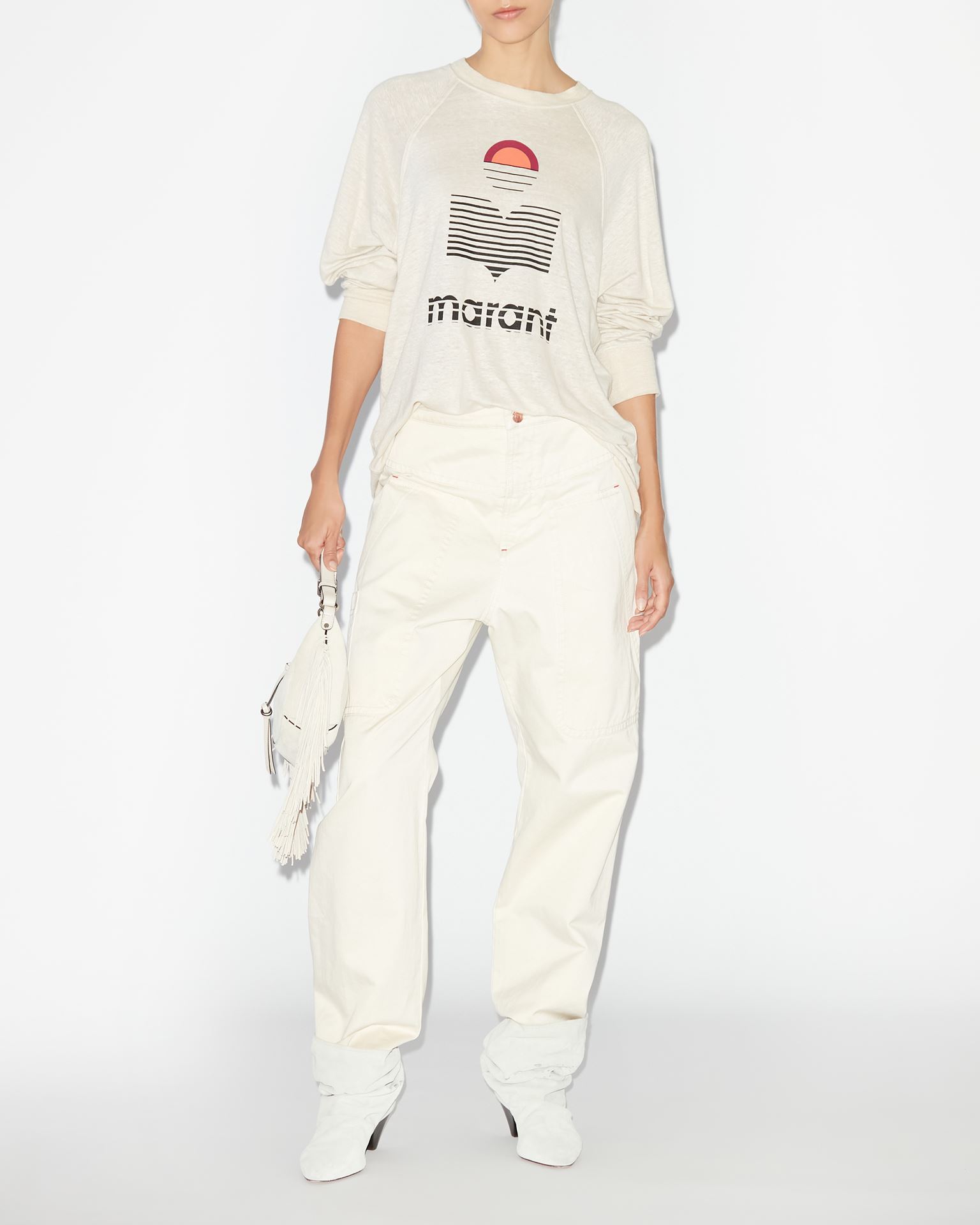 Isabel Marant Marant Étoile, Tee-shirt Kiefferf - Femme - Blanc