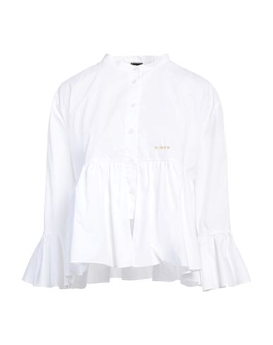 Pinko Woman Shirt White Size 10 Cotton