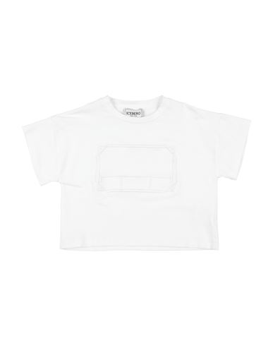 Shop Iceberg Toddler Girl T-shirt White Size 6 Cotton, Elastane