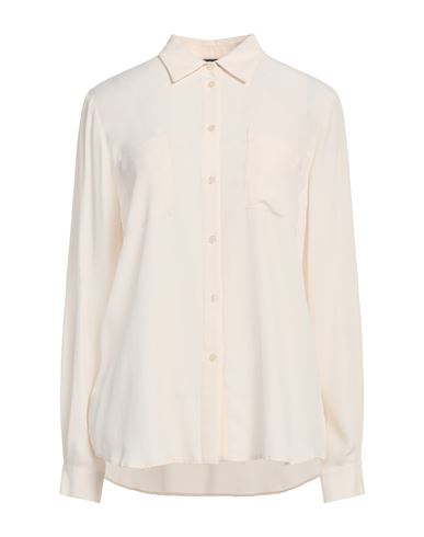 Pinko Woman Shirt Ivory Size 8 Acetate, Silk In Neutral