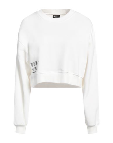 Shop Freddy Woman Sweatshirt White Size M Cotton, Polyester