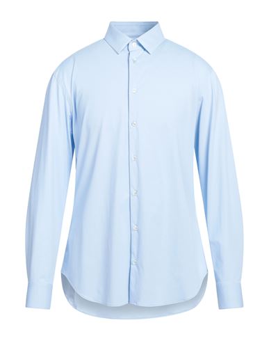 Giorgio Armani Man Shirt Sky Blue Size 16 ½ Polyamide, Elastane