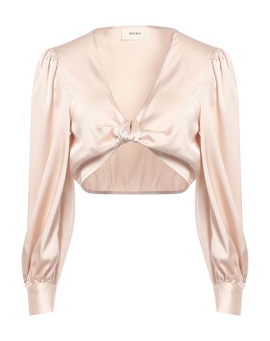 Vicolo Woman Top Beige Size Onesize Polyester, Elastane In Beige